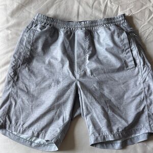 Men's Birddogs Grey Performance Elastic-Waist Shorts